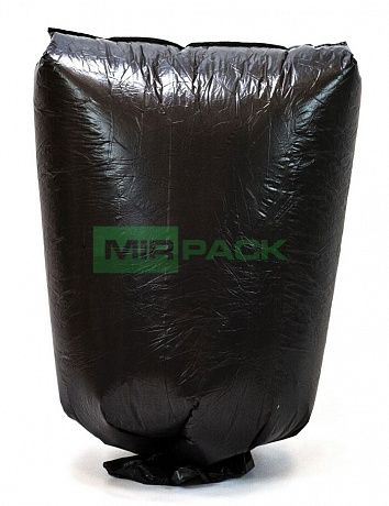 Мешки для мусора 120 литров, 25 мкм, в пачках, 200 шт. черные - 2х слойные - Вид 5